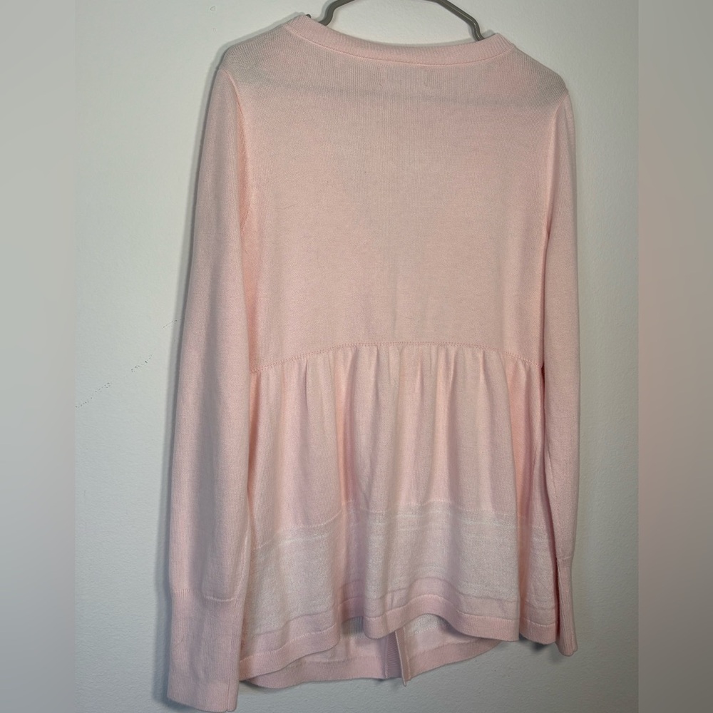 NWT$50 Hollister  Y2K Pink Button-Front Knit Baby Doll ‘Empire Style Cardigan XL - Picture 5 of 7